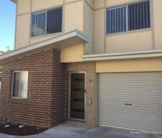  21/33-35 Jellicoe Street Loganlea QLD 4131 $216,000 This 7 year old townhouse waits your immediate attention. Upstairs 3 Good sizes bedrooms with ceiling fans and built in robes Ensuite to the master Family bathroom Downstairs Air conditioned living area Kitchen with dishwasher and stone bench tops 3rd toilet Single remote garage with internal access Alfresco area Grassed courtyard Water tank plumbed into laundry and toilets Low body corporation fees The complex has a large inground pool and BBQ area for general use and additional allocated parking space next to the property. The complex is ideally situated close to the Logan Motorway for easy access to Brisbane, Gold Coast, a short drive to Loganlea Railway Station and Logan Hospital, Tafe and shopping centres. 