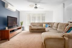  15 Nicolena Cres Rutherford NSW 2320 $489,000 Have you been waiting for that perfect home in a family friendly area? Then this beautiful home set on a level block is one to inspect! Boasting 4 bedrooms, built in robes and an ensuite to the master bedroom. A separate study - with built in storage - is also available for the working professional or studying teen. The home offers 3 living spaces. The main living room located at the front of the home, the open plan dining and family off the kitchen and a children's activity room off the bedrooms allowing privacy and versatility to suits your family's needs. If you enjoy entertaining and cooking up a feast you will not be disappointed as the kitchen features all the necessities a family needs plus an abundance of bench and storage space. Other key features include multi zone ducted air conditioning, tiled flooring, ceiling fans, covered outdoor entertaining area, double garage with internal access plus additional parking space for the boat, caravan or any big boy's toys! All set on an easy to care for 606m2 block. Located just 1.6km to local shopping facilities, 1.4km to local schools and childcare facilities and 9.6km to the Hunter Expressway. For further details or to book your inspection of this fantastic home call Aimee on 0422 926 376.. 