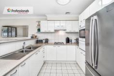  33/39 Regentville Road Glenmore Park NSW 2745 $550,000 This townhouse is situated in a great complex with a shared pool in the common area and is within close proximity to Glenmore Park Town Centre, parkland, local primary, high schools and is complimented by the following features: * Lounge room with split system air conditioning * Dining area off neat kitchen with gas cook top and electric oven * 3 bedrooms with the main offering a walk in robe and ensuite * Built in robes to other 2 bedrooms * All 3 bedrooms have split system air conditioning units * Internal laundry with separate 3rd toilet * Garage with internal access * Currently tenanted returning $410pw * Vacant possession possible if required 