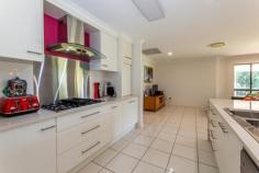  39 Balaam Dr Kalkie QLD 4670 $429,000 Immaculately presented, approx 11 years old, this spacious family home is situated on a fully fenced 800m2 allotment, that backs on beautiful natural parklands. • A credit to the current owner, this home is beautifully presented • Very spacious open-plan kitchen/dining/family rooms, all opening onto the outdoor area • Four much larger than average-sized bedrooms, all with built-ins • Master is way over average in size with walk through robe and large ensuite and even has external access to the outdoor area • Beautiful well-appointed kitchen comprising Caesar-stone benchtops, 900mm gas hotplates, electric oven, canopy rangehood, appliance cupboard, dishwasher and an expansive dual-access walk in pantry that any chef would love to have. • Stay comfortable all year round with ducted air conditioning throughout the home • Ceiling fans throughout the home • Brand new, great quality carpet in three of the bedrooms, fourth bedroom is tiled • Relax and entertain with family and friends under the massive covered entertaining area that overlooks the natural treelined parkland at the rear. • Attached remote double garage with safety and convenience of internal access & b/in storage cupboards • Large laundry with plenty of bult-in cupboards under the bench • Fully fenced 800m2 allotment with access for a vehicle to the back yard • Garden shed and rainwater tank • Security screens fitted to all sliding external doors • Security System is installed, not connected but ready to connect it needed. • Centrally located to the beautiful Bargara Beach and the Bundaberg CBD – approx 8 to 9 minutes’ drive to each • Very quiet cul de sac position Do not simply drive by this one, call Peter Lawrence on 0418881066 to arrange an inspection and see for yourself what this great property has to offer, you will not be disappointed. 