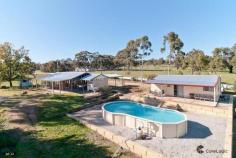  39 Decastilla Rd Bakers Hill WA 6562 $375,000 Yes, there is still unfinished business here! With a creative mind, there is so much potential this house can offer you! 3x2 + theatre room home requiring renovation. The granny flat is a 2 bedroom with B.I.R & 1 bathroom - 60m2 of building - Neat kitchen - gas cooking and H/W/S - Bathroom with shower - 8ft Ceilings - W/C and laundry in cupboard - Westside patio - split R/C. Shed 1 as new 10m x 10m with concrete floor and power/light. Shed 2 or 3 bay horse stables with extra lean to pwer and light. Property also features; - Fenced plus electric fencing. - 5 Paddocks. - Pool - above ground with pump, filter and shade sail. - Verandah to the east and west plus a 2 carport. - Services, Power, Scheme water. - Mobile Reception. - NBN Contact Bob Davey on 0417 946 713 for your next inspection.. 