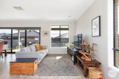  3 Hillman Grove LUCAS VIC 3350 $550,000 This stylish Porter Davis family home of approx. four years has been designed with contemporary family living in mind. Located in Lucas, this expansive home takes every family member lifestyle into consideration with a central hub incorporating the stunning cobalt blue kitchen with Caesarstone benches, stainless-steel appliances and walk in pantry, along with a large combined family/dining area. Large glass doors open onto the alfresco outdoors, while two further living zones can be zoned to the kids and one for the night-time relaxation. This well-crafted floorplan also boasts a sun filled master complete with a double vanity ensuite and walk in robe along with three further bedrooms served by a chic family bathroom, separate toilet, and independent laundry with outdoor access. If energy efficiency is important, you'll be pleased to know this property boasts 6.6kw solar power. Outdoors boasts lush vegetable gardens, open lawns, a double auto garage attached to the home, plus side gates to secure a caravan or boat, or just enter the rear yard with an extra vehicle or trailer. Sitting on a good size allotment of approx. 697sqm, this home also provides walking distance to the primary school and parkland and is just a short drive to the Lucas shopping complex. 