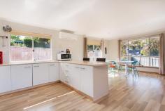  2B Barula Road Marino SA 5049 $530,000 - $550,000 This neat and tidy low maintenance home on a manageable allotment offers an affordable entry into this desirable beach side location. The home boasts a large split level living space, comprising an open plan kitchen/family/dining area perfect for entertaining, three bedrooms, the main with built-in robes and ensuite. Bedrooms 2 and 3 feature a shared ensuite. Additional highlights include a high front fence and gates offering privacy & security, split system air-conditioner in living area, and floating floors to all the main traffic areas. The property is on a good sized but easy care allotment of 565sqm (approx.) with garden shed, and only minutes to the Marino Rocks train station, with easy access to the CBD, Marino–Hallett Cove boardwalk and the beach. This is a perfect opportunity for first home buyer or investors wanting to secure a home in this tightly held, and sought after beach side suburb. 