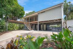  5 Murrabibbi Street Leanyer NT 0812 This superbly renovated elevated home features stylish on-trend interiors flowing onto large front and rear decks for seamless alfresco living in a lush garden setting. High-end designer appointments will impress throughout, and you'll love this convenient central location family-friendly that's a short stroll to Hibiscus Shopping Centre and Leanyer Primary School, and close to Casuarina Square. Open-plan living/dining area flows onto huge front and rear decks Designer gas kitchen with stone-look bench tops and butler's pantry Carpeted master bedroom with walk-in robe and luxury ensuite Chic master ensuite with large shower and partitioned toilet Built-in robes to good-sized second and third upstairs bedrooms Main bathroom with striking freestanding bath and frameless glass shower Split-system air conditioning and ceiling fans throughout Large downstairs fourth bedroom plus bathroom and laundry Huge under-cover alfresco entertaining area plus in-ground pool Under-house parking for four cars; garden shed for extra storage Glass louvre windows throughout invite cooling tropical breezes for fresh contemporary living, and crisp neutral tones and textures will beautifully compliment your modern interior design. Take the external staircase up to the huge front deck that opens into the spacious open-plan living/dining area that is superbly presented with marble-look floor tiles and access onto the rear balcony. The stylish adjoining kitchen is a standout feature of the home with stylish pendant lighting, premium modern cabinetry, stone-look bench tops, a freestanding stainless steel gas stove, and large butler's pantry. A short hallway connects to the three light-filled upstairs bedrooms, and the stunning main bathroom that will delight with a striking freestanding bath, large frameless glass shower and floor-to-ceiling tiles. There are built-in robes to the second and third bedrooms, and the master features a walk-in robe and an immaculate modern ensuite. Downstairs, the large fourth bedroom joins another full-sized bathroom and separate laundry to suit use as a teenager's retreat, private guest accommodation or a home office. The sparkling in-ground pool will be a hit with your whole family, and lush established gardens create a private, tranquil setting for this quality home. Be first in line to see it! Area Under Title: 1200 Square Metres Planning Scheme Zone: SD (Single Dwelling) Darwin Council Rates: $1,850 Per Annum (Approximately) Year Built: 1982 No Easements found on Title FEATURES: • 	 Air Conditioning • 	 Built-In Wardrobes • 	 Close To Schools • 	 Close To Shops • 	 Close To Transport • 	 Garden.. 