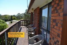  1 QUARRY STREET SOUTH WEST ROCKS NSW 2431 $550,000 High Set Location, corner block with northerly aspect, plenty of room to build a large garage or simply having the extra open space to park those boats or caravans. This double brick and brick veneer home was built by a renowned local builder who was well known for his attention to detail and quality of work. Three bedroom design, lounge room / living area, full length verandahs, huge rumpus room downstairs (or forth bedroom) with lockup garage, second shower and toilet. This property has plenty of potential located on the corner of Ocean Street and Quarry street which allows for a feeling of openness as you only have neighbours on 2 sides. Inspection is strictly by appointment. 