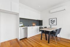  5/639 High Street Thornbury VIC 3071 $545,000 Bright, fresh and beautifully presented, this stylish two-bedder in the heart of Thornbury offers immediate appeal for young professionals, couples or investors looking for a quality inner-city home. Designed for easy living, this light-filled apartment with north-facing aspect features stunning modern interiors with open-plan living/dining, a spacious full-width balcony, timber floors, split system heating/cooling, and two generous bedrooms (BIRs) with a central bathroom and european laundry in between. ● Style and space in a premier pocket ● Bright open-plan living ● Well designed floor plan ● Private covered balcony ● Easy access to shopping, cafes, transport At the top of a boutique complex with High Street's vibrant cafe and shopping hub on the doorstep, this incredible location is also just a short walk to the 86 tram to the city and Croxton train station, with All Nations Park, Penders Park and Northcote Plaza all just minutes away. The information about this property has been supplied to us by the property owner, while we have no cause to doubt its accuracy, we provide no guarantee. We cannot attest to the functionality of any fixtures, fittings or inclusions to the property. Land and apartment dimensions and floor/site plans are supplied by third parties. Typing mistakes, omissions, transposing can occur, we provide to assist but make no representation. Buyers must carry out their own due diligence.. 