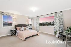  5 Kingscott Pl Castle Hill NSW 2154 Poised in one of Castle Hill's finest streets amongst some of the areas' highest quality homes, here is a perfectly executed residence that celebrates family living, crafted to capture the essence of laidback luxury. Built by renowned and award winning Binet Homes, this beauty has taken modern functionality to a new level through a perfect blend of first-class construction and inclusions. High ceilings, hardwood floors and banks of glass sliders enhance exceptional indoor-outdoor connection to fully equipped all-season alfresco entertaining. Destined to impress the entire family and guests in style, revel in the convenience of proximity to elite schooling, parks, shopping and transport. - Striking entry foyer, formal lounge and dining room, rumpus with built-in fireplace. - Open plan everyday living areas atop solid hardwood timber flooring, high ceilings. - Stone island kitchen with European stainless-steel gas appliances, butler's pantry. - Five bedrooms with built-in/walk-in robes, upper level lounge with balcony access. - Downstairs guest quarters with private ensuite, master with spa bath, huge walk-in. - Covered outdoor entertaining with built-in BBQ and storage, secure level lawn area. - Picturesque in ground swimming pool showcasing immaculate Travertine tiles. - Sizeable laundry with extra w/c, extensive under-stair storage space, ducted A/C. - Video intercom, security alarm, triple garage with additional drive through parking. - Zoned for Oakhill Drive Public and Cherrybrook Technology High schools. - Close to Oakhill College, Hills Grammar plus Castle Towers and Metro station. 