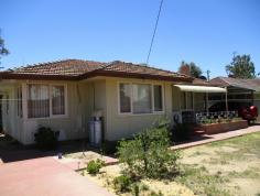 9 Shields St Tammin WA 6409 $135,000 This well presented family Home, just move in all hard work has be done. This Home has 4 bedrooms (main built in robe), kitchen/dining/lounge open living, gas cooktop electric wall oven, shoppers entrance into kitchen, ceiling fans, bathroom with separate shower recess bath vanity, hallway has double linen cupboards, family room, split reverse aircon and gas heater in lounge, new floorcoverings throughout, patio area, carport, garden shed, this Home sits behind high brick fence for your privacy, fully fenced. 