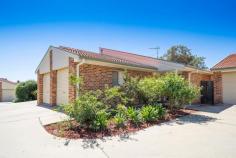  12/60 Jacaranda Drive Jerrabomberra NSW 2619 Located within a quiet complex you will find this spacious and light-filled two bedroom town house with separate living areas that has been recently refreshed. As you enter the home you are led into the large lounge room that opens onto the private light-filled atrium. Continuing down the hall is the open plan kitchen and family room which opens out to the rear private entertaining area and gardens. The kitchen boasts great cupboard and bench space along with easy access to the large laundry and all overlooking the family and entertaining area. Both of the generous sized bedrooms offer built-in robes and easy access to the large bathroom with shower, separate bath and substantial vanity. To ensure your comfort year round there is ducted gas heating plus an air conditioning unit in the family room as well as ceiling fans the living areas and bedrooms. This neat property has also been freshly repainted and had new carpet and curtains installed. Adding to all of this is the double garage with remote roller door and internal access for ease and security. Features: – Large light-filled lounge room – Open plan kitchen and family room – Both bedrooms with built-in robes – Private rear garden with entertaining area – Private light-filled atrium – New carpet and curtains throughout – Freshly repainted – Ducted gas heating – Air conditioning unit – Double garage with internal access – Quiet complex within easy walking distance to local shops and primary school.. 