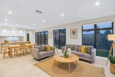  57 Glen Lossie Street Woodville South SA 5011 $700,000 to $770,000 Enjoying a fabulous position among the prestigious ‘Glens’ of Woodville South, this brand new two-storey home is superb from start to finish. It’s the little luxuries that make this Torrens Title build townhome when it comes to selection. A huge ground floor master bedroom suite is easily accessible from the extra wide entry, where its northerly aspect welcomes a constant soaking of natural light, and a large walk-in robe and Spotted Gum dual-vanity ensuite bathroom add extra comfort. Created for entertaining, the open plan kitchen, living and dining is well-lit, inviting and intricate. A stunning American Oak topped waterfall island adds warmth to the sleek white cabinetry and textured tile splash back that will have any home chef itching to get into this kitchen. Complete with Bosch stainless steel appliances including a 900mm gas cooktop, wall oven and dishwasher, butler’s pantry, breakfast bar and wealth of storage. The living space with feature gas wood log fire will be the place to be as winter approaches, while dual sets of sliding doors allow for easy access to a hardwood rear decked alfresco and side courtyard with lawn. Head up the Tasmanian Oak staircase and you’ll be pleasantly surprised by the size of a second living space or kids’ retreat, as well as a further three bedrooms including huge front double with built-in robes that would happily convert to a home office or third living space. Serviced by a large family bathroom with bath and shower, along with full-height storage to the passage that is sure to come in handy. Delight in the details: – Solid 19mm timber floors upstairs – Huge wraparound understair storage – Double length carport – Ducted reverse cycle air conditioning – Spacious laundry + third w/c to ground floor – Walk-in robes to bedrooms 3 & 4 Just over 10-minutes to the CBD, with commutes made easy via train and bus transport. Schools, shops, hotels, reserves and the sea – they’re all within easy reach here. Quality and total comfort, this one will be hard to resist. 