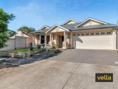  30 Tindall Road Enfield SA 5085 $595 k A splendid and well designed family home in a quiet location . Offering - 3 Good sized bedrooms - main with luxury ensuite bathroom and walk in robes. Very large open plan Living room with stunning kitchen and breakfast bar . There is ample bench area and storage space . The living area opens up to a delightful covered al fresco area. Other features include tall lofty ceilings , timber flooring and carpets . On Land size of 382 SQM ( frontage of 13.98 m ) approximately. Built in 2009. The home is close to wonderful shopping facilities including Northpark Shopping Centre and Enfield Plaza Shops. Zoned to Enfield Park Kindy and Roma Mitchell Secondary College. 