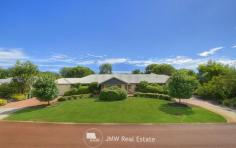  6 Angus Close Bovell WA 6280 With 2,003sqm of space where the greatest asset is that no one else can be there peering into your private space! Five bedrooms with two master suites, three bathrooms and four separate living/activity areas not including the free-standing games room. The house is over size in every respect with a total ground floor area of a massive 445sqm with the house alone being 319sqm. Multiple living areas provide the opportunity for the generations to escape each other whilst being able to congregate together in a beautiful open plan kitchen/living/dining area, and around a swimming pool which the house, games and alfresco area are literally wrapped around. The clever floor plan can cater for a self-contained bedsit off the entrance hall, PLUS a master suite/parent’s retreat wing PLUS the three minor bedrooms on the opposite side of the main living areas. Essentially, the house comprises: Front drive-thru carport much like a small hotel lobby with the front entrance adjacent. The double doors into the wide hallway lead to a drawing room on the left and a large bedroom suite plus en-suite with shower recess, vanity and WC to the right. This room could quite easily be used as a granny flat or teenager’s retreat. Further to the left lie three minor bedrooms, two with built-in wardrobes and the third with a walk- in wardrobe and views over the swimming pool to the rear of the house. Also overlooking the swimming pool is a games/activity room adjacent to the minor bedrooms with a reverse cycle air conditioner. The hallway houses a storage/linen cupboard with the family bathroom adjacent having a vanity and large shower recess with a tiled seat. The large laundry has a trough built into a cabinet plus a large bench on the opposite side of the laundry providing convenient additional workspace with a paved drying area just outside. The family WC is adjacent to the laundry off the hallway. There is a separate entrance off the hall to the double garage which has a further single roller door to the rear to push a trailer through to the rear yard if necessary. The open plan kitchen/living/dining area opens onto to 5m by 5.5m timber deck under the main roof overlooking the swimming pool which is a central feature to the living areas. The large kitchen has two large appliance cupboards, an oversize corner walk-in pantry, 900mm stainless steel Westinghouse gas hot plate, range hood plus a 600mm stainless steel oven and Dishlex dishwasher. There is a 1 ½ bowl sink and a wide fridge recess. The large lounge area, also serviced by its own split system reverse cycle air conditioner has a Saxon woodfire in addition and runs seamlessly onto the rear alfresco deck area, where there is also a lawned courtyard with fishpond and water feature. The parent’s retreat area has sliding doors leading to a foyer with further built-in cupboards and broom cupboard where a large media room adjacent also looks over the lawned courtyard. The large master suite has a large walk-in wardrobe and en-suite with a large corner spa, WC, vanity and large shower recess with tiled seat. With a free standing 8m by 8m games room with timber deck on the other side of the 3m by 6m solar heated pool, this house has few equals as far as living and entertaining areas are concerned. Other features include a 7m by 8m Colorbond shed, vegetable garden beds, solar hot water system, extensive landscaping and reticulation off a bore. The parkland opposite with a walkway through to Bovell Park and a playground further enhances the feeling of space and tranquillity. Contact your South West Sales Representative, Joe White on 0417 939 715 to arrange a private inspection or to receive more information on this property. 