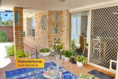  6/87-95 MITCHELL STREET SOUTH WEST ROCKS NSW 2431 $489,000 In as new condition, with not a thing to do, is this beautifully presented three bedroom, two bathroom villa. Very private and quiet at the rear of the complex on offer is the very best of low maintenance living. Features include new carpets, paint, blinds, curtains, dishwasher, led downlights and ceiling fans. With air-conditioning, auto garage door, abundant storage, two private courtyards, brand new hot water system, crimsafe screens and no grass to mow this 'Rockleigh Gardens' residence awaits your arrival. Your inspection is recommended to appreciate the quality this villa has to offer. 