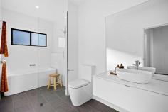  30B Station Street East Corrimal NSW 2518 $1,200,000 - $1,300,000 Move right in to this stylish brand new duplex with dateless exterior, built to the highest standard with polished concrete and timber floors, fully covered alfresco area bathed in northern sun, low maintenance garden and minutes from East Corrimal beach or Corrimal Centre. Features: • 	 Open plan living • 	 Stylish mix of concrete and timber finishes • 	 Poly and stone kitchen • 	 Study • 	 3 bedrooms WIR and ensuite to main • 	 Fully equipped laundry and separate WC downstairs.. 