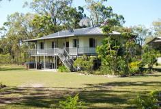  386 Intrepid Drive Foreshores QLD 4678 $495,000 Set back from the road amongst the gum trees, a spacious high set metal pole frame home is situated. Overlooking a huge front manicured yard where Kangaroos can be seen grazing in the grass from wrap around verandah with front & back entertaining areas. An idyllic lush bushland oasis set on approx. 58 acres. and backs onto the local creek for fishing . Local boat ramp access just down the road minutes from the property. Features: *Open planned living, dining & kitchen area & floating timber flooring throughout *Spacious kitchen with ample storage, dishwasher & free standing oven *Four bedrooms 3 rooms with mirrored built in robes & ceiling fans *Main bathroom with combined shower & bath plus large laundry *High set home fully concreted underneath with potential to enclose underneath *Huge 20x12 mt workshop shed with power and full length 20x6 mt (approx.) annex on one side *2 x 20 mt lockable shipping containers next to shed *Above ground swimming pool *200,000 litre rainwater tank *2 dams near fenced house yard with 5kw pump *Fully fenced property with 5 fenced paddocks & boundary fenced leading into tidal creek *Power supply has been upgraded from a 10 to a 25kw transformer *Assorted fruit trees and garden patch *School bus pick up & close to boat ramp.. 