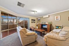  109B Mary St Como WA 6152 $775,000 If you love the idea of low maintenance living close to the river and local amenities, but don’t fancy the fees and restrictions that come with owning a strata-titled property, then this is the answer! Ideally located right next to Olives Reserve and just a short stroll to the river and Canning Bridge station, this spacious street-front townhouse offers the best of both worlds, sitting on its own 258sqm green title lot. With a great layout offering secure front and rear gardens, living areas, and bedrooms on both levels, and even a balcony with a delightful park outlook, this may be just the home you have been searching for. Easy to maintain, secure and perfectly located – your easy-care riverside lifestyle awaits! – 4 bedrooms, 2 bathrooms, 3 living areas, 3 WCs, 2 cars – Big open plan main living area opening to undercover outdoor entertaining – Ground floor 4th bedroom or study – Games/media room or the perfect home office, for those working from home – Upper-level lounge room, balcony access with views to Olives Reserve – 3 upper-level bedrooms, including master with walk-in robe and ensuite – Split system reverse cycle air cond, Fibre-to-the-premises NBN – Undercover rear outdoor entertaining area with blinds, private rear gardens – Double secure carport, with auto door, 2 store sheds – Just steps to Olives Reserve and the footbridge to the river – Stroll to Canning Bridge Station, easy access to the freeway – Prime 258sqm ‘Green Title’ lot – NO strata costs 