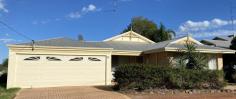  21 Goomalling Rd Northam WA 6401 $319,000 4 bedroom 2 bathroom, brick and iron modern home. First entrance on the right is a spacious master ensuite with a W.I.R and ducted air-conditioning connected, next is the open comfortable loungeroom with reverse cycle air-conditioning, as you walk to the end of the passageway you enter the dining, kitchen and entertaining area. Kitchen features electric stove, oven and plenty of bench space, also with access to the double port garage. 3 bedrooms have B.I.R, main bathroom has shower over bath, separate toilet to laundry area with access to side of house. Property also features: Back yard is an open canvas ideal for fruit tress and vegie patch garden. Ducted air-condition to all rooms. Double garage roller doors. Garden Shed. Paving to side of house. 