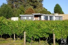  92 Mt Stanley Road Stanley VIC 3747 $840,000 to $870,000 Located within one of North East Victoria's hidden gems of Stanley, is this custom built, 6-star energy rated home on just over two acres. This uniquely designed and crafted home features two bedrooms, each with their own full ensuites, large open plan living dining and kitchen, along with a north facing timber deck with outdoor dining and entertaining area. From the moment you walk in, it is hard not to be impressed by the kitchen with its stunning English Oak cabinetry, smart storage options and electric induction cooktop. The adjoining living and dining area flows seamlessly out to the deck and outdoor living area via large double glazed sliding doors that includes internal roller blinds along with external remote control blinds. This home could never be considered cold. It includes a beautiful wood combustion heater incorporating hydronic heating registers throughout. For quick and instant warmth, plus the convenience of cooling on a warm day, there is a large centrally located split system unit. Your hot water service is versatile and integrates evacuated tube solar heating and an instantaneous gas back up unit. Outside there is an impressive, irrigated established vineyard of Pinot Noir and Riesling, planted in 2002, that has been a consistent producer of excellent cool climate wines. A 12m x 8m insulated ColorBond shed, with power and concrete floor, will keep all your equipment safe and dry. Water is not an issue with a reliable bore and two 22,500 litre tanks for rainwater storage. Hidden extras of the property include DuraGal steel stumps bearers and joists, 60mm underfloor insulation, and double wrap external insulation. With such a picturesque landscape to explore so close to the Victorian snow fields, and within easy access to Beechworth, Wangaratta, Albury-Wodonga and gourmet food and wine regions, this is the idyllic escape to the country. 