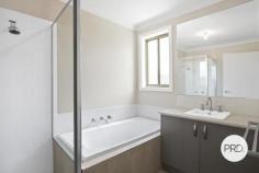  1 / 46 Hotham Circuit Thurgoona NSW 2640 $395,000 Presenting to the market is this modern and well appointed townhouse that sits at the front of a tidy complex of two. Maintaining a convenient location central to Thurgoona facilities including shopping centre, schools, golf course and University. The bonus, no Body Corporate! Forget strata fees and sinking funds. The property further features: - Three bedrooms; master bedroom with ensuite bathroom and walk-in robe. - The generous second and third bedrooms offer built-in robes. - The large lounge room opens to the covered entertaining space. - A separate meals area adjoins the kitchen. - Central to the property, the kitchen offers gas cooktop, electric oven and dishwasher. - A full main bathroom, separate toilet and European style laundry service the property. - Ducted gas heating and ducted evaporative cooling feature throughout. - The double lock-up garage offers automatic door and internal access. - The property is currently tenanted at $360 per week until November 2021. 