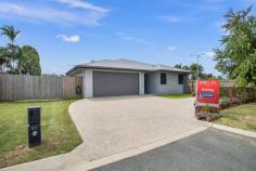  61 Whitefig Close Andergrove QLD 4740 Quality 2 year old Rebetzke-Built home sitting on one of the biggest blocks in popular Woodlands Estate, ready for new owners to enjoy now! FEATURING: • Split system air conditioning throughout • Super king-sized main suite with ample wardrobe space and glassless ensuite • Remaining 3 bedrooms queen-sized with built-ins • Family bathroom with separate bath & shower • Central kitchen with S/S Westinghouse appliances and fridge plumbing • Spacious open plan living/dining • Office nook off wide entrance hall • Double garage with remote access • Covered entertaining area • Securely fenced yard for the kids and pets • 5.5kw solar system • Room & council approval for a 4.5 x 9m shed with side access Ideal location just minutes to local schools, sporting fields, shops and conveniences and 10 minutes to Mackay CBD, bus stop 200m away. Don't miss your opportunity to secure a quality, near new property without the hassle of building. Be quick as this one will be snapped up. 