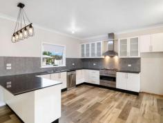 46 Great Alpine Road Myrtleford VIC 3737 $590,000 Located only minutes from the heart of Myrtleford is a great opportunity for a buyer with an eye to the future. Situated on 1799sqm with dual driveways (one with rear access)is this internally renovated family home that has been re-stumped with a huge backyard providing endless options. Features include: -4 Bedrooms, master with Ensuite. -2 Bathrooms, main with separate shower and bath. -Huge Kitchen, dining and living area with new vinyl floorboards, a new wood heater and split system. -Large outside Laundry accessible from entertainment area. -Undercover entertainment area with timber decking. -Dual driveways, one to a double carport the other to the backyard. -18 Solar panels. -Lockable shed as well as 2 woodsheds. All this on a huge block with endless possibilities. 
