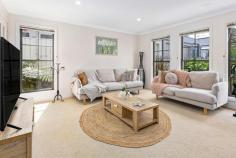  10/149 Shoalhaven Street Kiama NSW 2533 Presenting a gorgeous north facing townhouse with a warm sunny aspect in immaculate condition. This beautiful free standing home welcomes you with open plan living, kitchen and dining that is full of natural light and flows through to the garden. A well-appointed kitchen with stone benchtops, stainless steel appliances including a dishwasher and window overlooking your private garden. There is a convenient powder room downstairs, storage area and internal access to the remote-control double lock up garage. Upstairs boasts 3 bedrooms with built in wardrobes and the master with walk in robe and en-suite. The community title scheme takes care of the internal roads, security electronic gate and the lush landscaped gardens. You will love the convenience of low maintenance, intown living in a quiet location! Just a short walk to popular Surf Beach, Kiama Train Station, Cafes, restaurants, and local schools. 