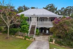  9 The Glen Maclean NSW 2463 $850,000 - $870,000 This stunning Queenslander style home is in an elevated position with lovely surroundings and is located in a quiet cul-de-sac where you have a nice outlook from every room. Inside the home you are welcomed by high ceilings and beautiful timber French doors that gives it that country charm, which is also felt throughout the home. The spacious open plan living area combining the lounge room, dining and kitchen is the heart of the home and offers lots of natural lighting and great cross breezes. The kitchen boasts a large gas smeg stove with electric oven and a large country style sink. There are 4 bedrooms in total with 3 featuring built -in wardrobes, and ceiling fans. The master bedroom boasts a walk-through-robe and stunning ensuite plus French doors that open onto the spacious deck area, as does two of the other bedrooms. The charming main bathroom offers a claw foot bath, shower and vanity combined with a separate toilet. The outside of the home can be enjoyed all year round with the wide veranda's that run the length of the home both front and back including a large elevated entertaining area off the kitchen. Perfect for unwinding and entertaining friends and family whilst enjoying the tranquil gardens below. The backyard is divided into two separate areas, the house yard is fully fenced, so is perfect for pets. Downstairs the property features a large double garage with remote control roller door and a 3rd toilet. There is space to add an additional room under the home if needed. This property is set on a large allotment of 1,174m2 with beautiful established trees and gardens that add to the great street appeal of this truly unique home. Located in the popular riverside village of Maclean, which is an area that is becoming hot property in the Clarence Valley. 
