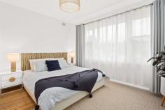  62 Thames Street West Wollongong NSW 2500 $1,050,000 Sweet from the street and just as charming inside, this renovated brick home provides an irresistible opportunity in a prime city-fringe address. Appointed to a fresh, low-maintenance finish, it reveals a generously sized lounge room with ample space for a dining table, a separate snowy-white kitchen boasting stone benchtops, and three bright bedrooms of a practical size. Polished pine floorboards and double-hung windows lend plenty of original character, while the peaceful setting metres from local tennis courts and Lindsay Park Public School offers a highly desirable family lifestyle. Features: Flowing single-storey design with crisp colour schemes Neat modernised kitchen, bathroom with tub + shower Backyard is fenced and private with fire pit and level lawn Quietly nestled bedrooms with built-in wardrobes throughout Internal laundry, large freestanding garage, 600sqm block Stroll to Harry Graham Park, corner cafe and city transport 