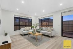  20 Roccella Avenue Truganina VIC 3029 $500,000- $550,000 Rajesh and Ray White Team proudly presents 20 Roccella Avenue, Truganina. With 6.5 hectares of green open spaces, Olivia is the ideal community to raise your family, upsize to your dream home, or invest for the future. 5-minute drive to Rockbank train station 30-minute drive to Melbourne airport 5-minute drive to the Western Freeway 10-minute drive to bustling Caroline Springs 30-minute drive to Melbourne's CBD Located in the prestigious Olivia estate is a modern contemporary and brand new house. Located 28 Kms from the Melbourne CBD, Olivia Estate is best positioned for future growth. Its a fast growing and highly sought-after location in Truganina surrounded by all the upcoming amenities you could have. This brand new home comes equipped with luxury turn-key inclusions such as professionally styled interior colour themes, stone bench tops, carpets, tiles, higher ceilings and much more. Ticks all the buyer's wish list 4 bedrooms, 2 bathrooms & double garage Master with a walk-in robe High ceiling, down lights Kitchen with walk in pantry Flooring - Timber laminate flooring, Carpet and Tiles Evaporative cooling and ducting heating Roller Blinds Quality stainless steel appliance 40mm stone benchtop with waterfall feature. Render façade with exposed aggregate driveway Security alarm Remote Controlled double Garage This superb home has been intuitively crafted to create a light filled residence offering an easy care lifestyle dedicated to modern family living.  