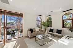  83A Lansdowne Terrace Vale Park SA 5081 Located on a wide, jacaranda-lined street on the border of Walkerville and Vale Park, perfectly positioned on a spacious corner block, this free-standing two storey executive residence exudes street appeal. Stepping inside, natural light emanates from every room, with high ceilings and an abundance of windows highlighting the nearby leafy surrounds. A modern, neutral colour palette throughout, there is nothing left to do but move in and enjoy. Multiple living rooms, and an expansive master retreat downstairs with walk in robe and ensuite, highlight the functionality of this home’s footprint. Sumptuously spread over two levels, it can easily cater for the growing family, or perhaps provide the perfect downsizer option for those looking to live on one level, yet have the flexibility of a second floor providing further accommodation and space. A modern kitchen with Miele stainless steel appliances including gas cooktop and Essastone benchtop, will perfectly cater to the chef of the family. Open plan living and dining lead to the Vergola covered patio, providing an additional living space, seamlessly integrating the interior and exterior, and an additional rear courtyard with Vergola provides ample entertaining options. Upstairs, another retreat leads to the balcony overlooking the tree lined street. Three well-proportioned bedrooms, with built in robes and built-in desk to the fourth bedroom, will suit the children or visitors of the family, with a modern bathroom complete with stone vanity and separate toilet servicing this floor. Enjoy all that living in this highly sought-after location has to offer, a myriad of schooling options; zoned to Vale Park Primary & Norwood International High School, with a selection of prestigious private schools close by including Wilderness School, PAC & St Peters College. Short drive to the CBD, with plenty of public transport options, or Walkerville Terrace Shopping Centre precinct. Walk or ride along the River Torrens Liner Park trails of a weekend, and enjoy the numerous reserves and parklands close by. Some of this home’s many features include: • Three phase ducted reverse cycle air conditioning • Three separate living areas internally • Freshly painted internally • Luxaflex blinds throughout • Updated LED lighting throughout • Powder room downstairs • Separate laundry • Drip irrigation system to front yard • Fully fenced with alarm system & intercom • Rainwater tank • Spacious double automatic garage with rear access 