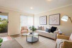  13 / 27 Camille Crescent Wynnum West QLD 4178 $400,000 Imagine a gorgeous three-bedroom townhouse that’s utterly peaceful, and yet only five minutes’ drive to Wynnum Plaza. Just nine minutes to the boats and sea air at Manly Esplanade. Within walking distance of multiple, leafy parks. Imagine airy, bright rooms, a delightful courtyard, absolute comfort and security. Welcome to 27 Camille Crescent. It’s a gated community, surrounded by beautifully-kept homes and gardens. There’s an attractive shared pool and entertainment area, maintained by a full-time manager who lives on-site. This is fantastic, fuss-free Queensland living—ideal for busy people—with all the benefits of great amenities without the hard work. Drive in to your remote-controlled garage. Peace after a hectic day. The spacious living and dining area flows to a large, fully-fenced courtyard. It’s very private: a perfect place to entertain, or just relax. There are cool tiles underfoot in the kitchen and dining area, but for those extra-hot summer days, the living area is air-conditioned. Upstairs, that sense of light and space continues. All three bedrooms are fully carpeted, with built-in robes and ceiling fans. A large en suite bathroom and additional robe adjoin the main bedroom. In the tiled main bathroom there’s a full-size bath and separate shower. In excellent condition throughout, this lovely townhouse represents a superb opportunity to secure a home of quality in an ideal location. It’s just over twenty minutes’ walk to Lindum station, with speedy rail straight to the CBD. Multiple schools are less than 3kms from your door, including Wynnum West State School, Brisbane Bayside State College, Iona College, Moreton Bay College and more. There’s a childcare centre (Goodstart) just a few minutes’ walk away. Camille Crescent has easy access to the Gateway Motorway for a quick run to the coast. Brisbane airport is just fifteen minutes’ drive away. 