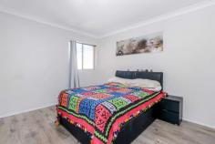  5/151 Wellington Road Sefton NSW 2162 $499,950 Located just 15 minutes walk from Sefton Selective High School and from Chester Hill CBD and station, this unit is close to all of the amenities that you may need. It is a middle floor unit with a sunny outlook and a generous sized balcony ideal for entertaining. It offers two big bedrooms, main with built-in, and a spacious lounge with a separate dining area. The kitchen is a stylish poly design with stainless steel appliances, and gas cooking. The bathroom is elegant with a separate shower, bathtub, and toilet. The laundry is a full-sized internal laundry, not a cupboard. You will love the attractively tiled floors throughout, the split-system air-conditioning, and you will see that this unit is in an immaculate condition. There is a single car space and plenty of street parking. This unit is currently rented to a fantastic long-term tenant who would like to stay, for $370 per week. Internal area of 99m2 including the balcony, and 113m2 in total including the car space. Strata is only $557.20 per quarter. This is a great opportunity for first home buyers and investors. Inspection by appointment welcome. FEATURES: • 	 Close To Shops And Station.. 