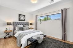  75A Cungena Avenue Park Holme SA 5043 $550,000 - $590,000 With its contemporary style, low maintenance layout and prime Park Holme position, this flawless courtyard is just the one you’ve been looking for. Previously earning a healthy $450 per week rental return, this north-facing beauty offers an equally excellent opportunity to investors along with those looking to downsize, break into the market or young families with a focus on lifestyle. Within walking range of a myriad of local parks and reserves, with shopping, transport (bus, Ascot Park Railway Station), learning centres and schools all at your fingertips. Less than 10kms from the CBD and just 5 from Glenelg’s bustling seaside and beautiful beaches. Opening onto a spacious open plan living and dining upon entry, sliding doors reveal a gorgeous alfresco under the main roof, all overlooked by the sleekest of cooking quarters. Neutral bench tops and splash backs complement white cabinetry alongside a huge gas cooktop, dishwasher, double undermount sink and breakfast bar in a kitchen any home cook will be happy to create in. Three well-proportioned bedrooms include a generous master with wall-to-wall robes, serviced by a central bathroom with shower, bath and separate powder room. You’ll love: – Zoned ducted reverse cycle air conditioning throughout – Built-in robes to all bedrooms – Separate laundry with great storage – Secure double garage with internal access + extra off-street parking – Easy care backyard with paving, lawn & established garden beds Perfectly presented and feels just like new. Come and see this one for yourself. 