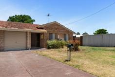  6B Winship Avenue Wanneroo WA 6065 $300,000s You will be hard pressed to find better value on the market than right here at 6b Winship Ave, Wanneroo! Situated on a generous 506sqm lot this fabulous duplex half offers spacious living areas and plenty of outdoor space. A large lounge room is positioned at the front of the home and features a reverse cycle air conditioner. The open style meals and kitchen area could also accommodate another living zone while all bedrooms are positioned at the rear of the home and feature ceiling fans and built in robes. The home is located in a quite elbow section of the street & the blank canvas yard has the ability for side access, perfect for tradies or those with boats or caravans. There is plenty of room for a pool if so desired too This home will suit those entering the market, needing to downsize or savvy investors looking to secure a solid investment for years to come. Features include: Three bedrooms all with ceiling fans Spacious bathroom with bath, large vanity and shower Separate toilet Large front lounge with split system A/C Open plan kitchen and meals 4 burner gas cooktop, wall oven, overhead storage and garden outlook from kitchen Freshly painted throughout Instantaneous gas hotwater system Auto reticulation system Single lock up garage Spacious, blank canvas backyard with side access easily possible Quiet location but just moments away from Wanneroo shopping centre and local schools 506sqm lot 130sqm total house size (108sqm living). 