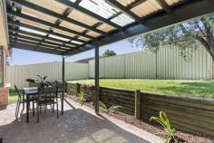  22 Kite Crescent Hamlyn Terrace NSW 2259 $700,000 - $750,000 This three-bedroom brick home overlooking the pond is a perfect house for first home buyers or investors. Featuring two living areas, sizable kitchen, ducted air conditioning and internal access to single garage. Outdoor covered entertaining area with a sunny north facing rear yard. This property is close to local schools, shops, parks and public transport and is a must see property This property features: • Three generous sized bedrooms • Outdoor entertaining area • Ducted air conditioning • Approximately 357m2 Block size • Modern kitchen • Quality floor coverings • Single lock up garage with internal access • This home is perfect for younger families. 