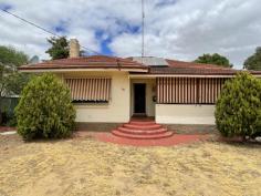  16 Turner St Northam WA 6401 $295,000 As you walk through the front entrance you are greeted with a hall way that has floorboards with vinyl coverings, on your left is the loungeroom with carpet floorings, wood fire & split air-conditioning. New modern open kitchen with melamine like marble bench tops including island/breakfast bear centred. 1st bedroom is spacious that features carpet flooring and slip aircon, 2nd bedroom features a built-in wardrobe, with carpet & split aircon. Bathroom features, toilet, vanity sink, shower and bath that has been renovated. Through the back door has laundry room on the left & sleepout on the right, could be used as the 3rd bedroom, office or storage room. Backyard features: Undercover porch! Lime stone terrace backyard 6m x 9m approx. double garage/shed with loft! with an extension undercover entertaining area! Vegie garden bed that is already set for you!! Fruit trees etc. Chook pen. 