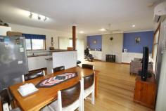  20A Mitchell Street Castletown WA 6450 $445,000 Enter this pleasant 3-bedroom home via a privately screened front porch. Wide open lounge, dining & modern kitchen display Tasmanian oak floors. Main bedroom enjoys surprise view over the Bay. BI robes, c/fans, BI wood fire, garage/workshop & carport. Elevated 1012 sqm block. 