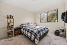  17/17 Medley Street Chifley ACT 2606 Situated on the middle level in the popular Hermitage complex in Chifley is this lovely two bedroom apartment. You will absolutely adore the location, with Phillip's huge array of amenities - including Woden Westfield - all within walking distance. Major arterial roads such as Melrose Drive, Yamba Drive and Tuggeranong Parkway are all literally around the corner. The interior is very neat and tidy, with an impressive 70sqm of living space featuring timber-style flooring and direct access to a generous private balcony. Large windows provide lots of natural light, while the kitchen has been recently updated with a subway tile splashback, new cupboards and a dishwasher. Both bedrooms are well-sized with peaceful leafy views and lots of light. The apartment also has its own laundry, split system air conditioning, and dedicated carport. This is a fantastic opportunity for a first home buyer or investor seeking a low maintenance, turnkey property that sells itself. Middle-level apartment Fabulous location Very neat and tidy Low maintenance, great investment Contemporary timber-style flooring 70sqm living space New kitchen with dishwasher Renovated bathroom Two bedrooms Large private balcony Dedicated carport Internal laundry Storage unit Walk to Phillip and Woden Easy access to major arterial roads. 