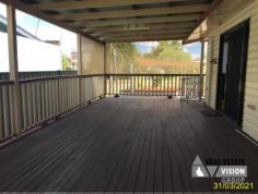  26 Rufus Street Blackwater QLD 4717 $245,000 Ticking all the boxes....This lovely home has been caringly renovated, providing impressive street appeal.. the home is positioned on a huge 1014m2 block of land with plenty of room. Tidy and well presented the house boasts 3 Bedrooms all with built-in robes, ceiling fans and air conditioning. A separate lounge greets upon entry and leads to the purposeful kitchen which has great storage areas and overlooks the dining. The bathroom and laundry are both orderly and practical for family living. Fresh internal paint and polished timber flooring complement the finishes to this home. Adjoining the house is a large covered deck, great for entertaining and overlooks the inviting in ground pool. There is a large shed with dual roller doors and personal access. Extra poles are in place perfect for installing a shade sail. Privacy awnings on the decking and external window shades provide added privacy and security. Plenty of parking space here, with a single carport plus double shade sail to the front. Call today to arrange an inspection. 