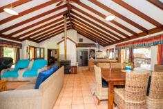  60 Jules Road Gelorup WA 6230 $799,000 Approx 270sqm of living area. Plus 2 carports. Features: Main bedroom with ensuite and aircon leading out to the back with a Bali theme Featuring Bali bed Private theatre room with screen and projector Separate office which could be turned into a 5th bedroom Large open plan living area with vaulted ceilings and tile fire Kitchen with heaps of bench space and cupboards, dishwasher, fridge/freezer space Remaining bedrooms all with built-in robes and fans Activity room Outdoors: Patio 9x7 2 sheds 12mx7.5m powered 9x8 High roof not powered Security cameras Front deck overlooking the rolling lawns 36,000-gallon rainwater tank Bore Retic off bore with timber 6 kw solar panels & 5kw inverter plus batteries Contact Ian Penny to view Priced at "Offers Over $799,000". 