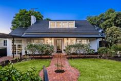  27 Dashwood Rd Beaumont SA 5066 If you ever dreamed of a house that’s picture perfect at every turn, then your search is over. Set in an enviable location with a pretty street presence, this home will have you at hello! Walking through the front gate you are presented with a traditional English garden which enhances the charm of this home. The clever interior decorating by style guru and influencer; Pippa Wanganeen is evident throughout. It’s not surprising that this home has been featured in a number of glossy interior magazines around Australia. The flexible floorplan provides an ideal layout for various family dynamics and multi-generational living. The entry to this home has dark wood flooring underfoot which flows through to the formal dining room. The room features a traditional fireplace and adjoins the formal sitting room with a picturesque bay window seat. The home has a north-facing, light-filled family, dining and kitchen area which flows onto the outdoor entertainment deck to enjoy the northern sun. From the kitchen, you have a view of the decked alfresco area, pool and garden where you can watch the children play whilst cooking dinner or entertaining. Adjacent to the family room is the original connecting double garage now converted to another multipurpose room which can be converted back or use it as a home gym, third living area, workshop or even a granny flat with a third bathroom nearby. On the ground level you have the main bedroom which features Gavin Wanganeen (contemporary Indigenous artist and former AFL player) bespoke wallpaper – the only wallpaper of its kind. This space offers a luxury ensuite bathroom, walk in robe and beautiful bay window that overlooks the pretty front garden. Upstairs provides accommodation with three bedrooms, a bathroom and a playroom/living room that provides another flexible living space. Working from home? This house has the ultimate purpose-built home office/library with French door access to both the front and rear garden. Clients can easily visit this space without disrupting the rest of the household or having to walk through the home. What we love: – 5 bedrooms – 3 bathrooms – 2 carport – Reverse cycle heating and air conditioning – Pool (solar heated saltwater) – Large corner block of 889 m2 (approx) – Plantation shutters – North facing backyard so the sun can be enjoyed all year round – Formal dining and sitting room – Open plan living and dining with kitchen overlooking the rear garden – Amazing black aluminium framed windows and French doors in the main living room – Several multi-purpose rooms that can be converted into spaces that suit your needs – Home office/library – Kids retreat upstairs – Garden shed – Gas hot water system – Induction cooktop can be converted back to gas (if desired) – Solar panels, 1 x 9.99kw solar system, 37 x l:nk Energy 270w Panels and 2 x Zeverlution 5.0kw Inverter (1 phase inverters) – House includes exclusive one-of-a-kind wallpaper and art piece by Gavin Wanganeen – House has been interior decorated by Pippa Wanganeen – The home has been featured in popular magazines due to its unique and charming setting – Zoned for Linden Park Primary, Burnside Primary and Glenunga International High School. Also close by to private schools Seymour College, Pembroke, St Peters Girls and Marryatville school. 