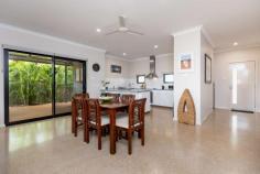  81 Tomarito Crescent Bilingurr WA 6725 $799,000 Modern in design, this beautiful property ticks all the boxes. The home was built in 2016 by H&M Tracey Constructions and has been immaculately maintained by the current owners giving it that new home feeling with clean lines, polished concrete floors and stylish fittings throughout. It is open and bright with lovely natural lighting, neutral décor and a spacious open floor plan which links indoor and outdoor living. Broome North is one of Broome's newest estates and in this stage you are surrounded by owner occupiers, lovely kid friendly parks, a primary school with great reviews and only a short drive to the famous Cable Beach and Blue Haze commercial zone which includes a 24hour gym. There is a wonderful community feel in this fast-growing family friendly estate. This property sits on a quiet street at the very top end of the estate with bushland directly across the road offering stunning sunsets from your kitchen window or front garden. The king-sized master bedroom sits peacefully towards the front of the house, away from the remaining bedrooms which are conveniently positioned off the rear hallway. Featuring louvre windows with a view of the lush gardens, built in wardrobes and a spacious ensuite. The three minor bedrooms are also generously sized with built in robes. The main bathroom has barely been used by the current owners and has a very modern feel with charcoal and white tones throughout. The open plan kitchen, dining and living areas overlook the outdoor entertainment area, large yard, below ground swimming pool and well-established gardens. The position of the home provides gentle cooling breezes for you to enjoy while entertaining outdoors with friends and family. If you are looking for the perfect peaceful home or a sought-after investment property look no further! To arrange your private inspection or video walkthrough please contact Giles Tipping on 0408 097 248 or email giles.tipping@raywhite.com. ADDITIONAL INFORMATION: Fibreglass Aqua therapy swimming pool installed October 2020 Double carport plus additional parking perfect for the boat (with shade sail installed 2020) Split System Airconditioning throughout Luxaflex blinds throughout Crimsafe screens to all windows and doors Dishwasher included (installed 2019) Lock up store room with built in shelving Colourbond boundary fencing in excellent condition Automatic reticulation to garden beds and lawns in excellent condition Brand New Hot Water System NBN connection Current Rental Appraisal $1000 - $1100 per week Vacant Possession available upon settlement. 