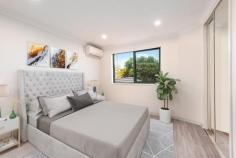  100/169 Horsley Road Panania NSW 2213 $798,000 Situated in an ultra-convenient location, this immaculate two-bedroom home has been perfectly updated throughout, offering style and comfort in a modern and well-kept complex. With spacious interiors, a private backyard and a low-maintenance lifestyle, this home is perfect for the growing family or those looking to downsize. Property flyover: - Open plan living and dining area with quality flooring and downlights throughout. - Immaculate kitchen with gas cooking, stainless steel appliances, dishwasher, and pantry. - Two generous bedrooms both complete with built-ins, as new ensuites (one with bath), air-conditioning and floating timber floors. - Low-maintenance and private fully fenced north facing backyard, ideal for year-round entertaining. Nice outlook to reserve from the covered alfresco area. - Single lock up garage plus shared car space. Additional guest bathroom downstairs. - Situated at the front of an immaculate block with access to communal pools and parks. - Reasonable strata. - Ideally positioned just moments to shops, schools, train station and Georges River Parklands. Sell Smarter ...ask a Local COVID Safe viewings with all parties attending required to QR Code when checking into the property, we request face masks be worn by adults and limited numbers will be allowed to view the property internally at any one time. 