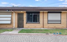  Unit 3/17 Price Ave Klemzig SA 5087 $299,000-$319,000 Popularly priced living in Klemzig!!   This low maintenance, double brick two-bedroom unit is idyllic for investors, first home buyers and retirees. Situated in a small single storey group at the end of a quiet cul-de-sac amongst other quality units it is ready and waiting for an owner occupier to move into or for an investor to snap it up.   The property offers 2 good size bedrooms both with built in robes and ceiling fans. The comfortable living room is adjacent to the large fully refurbished kitchen and meals area which features lavish bench and cupboard space together with new stainless steel appliances. Other internal features include, ducted evaporative air-conditioning, new flooring throughout and a sparkling bathroom. The external features of this property include security shutter on all windows, low maintenance rear yard, undercover parking, private court yard and a garden shed. Situated in a perfect location being only a 5-minute walk to the O’Bahn Interchange and the fabulous Linear Park walking trails, close to shops, transport, schools and only approximately 6.5kms from the city of Adelaide.   Key Features: • 2 large size bedrooms with build in robe and celling fans • Fully renovated kitchen with ample storage  • Morden stainless steel appliances • Well sized bathroom • Low maintenance back yard  • O’Bahn interchange is in walking distance • Close by public transport and local shops. 