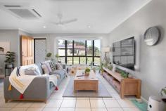  16 COLLINS COURT EIMEO QLD 4740 $475,000 Situated at the end of a quiet cul-de-sac in the beachside suburb of Eimeo, 16 Collins Court offers modern urban living so very close to the beach. If walks along one of Mackay's most beautiful beaches is an attractive thought, it is only a short stroll from this property to beautiful Blacks Beach. Amenities and facilities abound in this area, with shopping, restaurants, parklands and schools only a short distance away. This well-built, efficiently designed, easy-to-maintain family home provides a relaxed & peaceful lifestyle, nestled amongst other lovely, high calibre homes in this highly sought-after area. The delightful open plan design allows for loads of natural lighting, fresh air flow and is accompanied by fresh white tiled floors, ceiling fans and air conditioning. This property is also fully security screened & has been freshly painted in recent times. Generously sized bedrooms are all carpeted with built ins, air-conditioning and ceiling fans. The main bedroom includes a fully tiled ensuite which contains a walk-in shower, toilet and vanity. The main traffic areas through the house (halls, kitchen, lounge, dining & bathrooms) are all tiled for easy maintenance. The main bathroom contains a bath and is fully tiled with fresh white tiles giving it a clean modern look, plus all tapware has recently been replaced. The laundry is cleverly located at the back of the large double remote garage, giving direct access to both the kitchen and outdoor back patio. Attached to the laundry, is an extra storage room that would be excellent space for gardening equipment, kids' toys or beach/fishing gear. The open arbor covered patio provides a shaded cool space for entertaining and relaxing, providing the opportunity to watch the kids take advantage of the spacious and fully-fenced backyard, where room exists for a shed or a pool. This beautifully designed and finished home is almost too good to be true for its location and design so don't miss out on this amazing opportunity. 