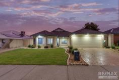  17 Landbeach Blvd Butler WA 6036 This super spacious family home stands proud in a central Brighton location with only a small walk to the lakes, shops and train station and offers space and serenity in abundance! The owners have spared no expense in making this a top of the range home… the extras are endless and they includes SIDE ACCESS FOR A BOAT OR CARAVAN, SOLAR POWER PANELS, ROLLER SHUTTERS, FRESH NEUTRAL DECOR AND AN AMAZING OUTDOOR ENTERTAINING AREA…!!! With huge street appeal, this impressive home has been designed & constructed to meet the needs of the growing family! If you’re looking for a property that you won’t outgrow in a hurry and love the great outdoors, then look no further…!!! Offering plenty of street appeal this imposing home is proudly perched on a huge 608m block looking out to beautifully manicured gardens and the front entry provides the perfect welcome home! The spacious master bedroom is nicely secluded at the front of the home and boasts his & hers walk in robes, roller shutters and the renovated ensuite features glass shower screens and upgraded tapwear and tiling. Rarely will you find a home that offers three additional queen sized bedrooms so prepare to be impressed! The kid’s bedrooms all have larger walk in robes and are well presented. Central to the home amongst all the action is the well-appointed chefs kitchen with upgraded cooking appliances, overhead storage, double fridge recess, plenty of bench and cupboard space, glass splash-backs and a shoppers entry! The extensive open plan living & dining is the ultimate place to spend time with the family & entertain guests. With so much space at your leisure you will never feel claustrophobic when it comes to social gatherings and with access to a superb outdoor entertainment area you really couldn’t ask for more! Once all the guests have gone home why not head to the home theatre, put a movie on and relax…!!! “THE GREAT OUTDOORS” – This beautiful outdoor paradise has to be seen to be fully appreciated! Offering complete privacy you’ll feel like your a million miles from the hustle & bustle of everyday life and the kids have a safe haven to play! With an alfresco plus extended patio completed with patio blinds you have the ultimate setting for BBQ’s & social gatherings. With the manicured lawns and gardens this is perfect…!!! The property allows rear access for parking all the toys and there is a garden shed. Extras Include: Double remote garage, solar power panels, huge laundry + big walk in linen, reverse cycle split system air-conditioning x2 plus ducted evaporative, roller shutters to various windows, mesh security screens and modern LED downlights. A LARGE HOME WITH HEAPS OF EXTRAS IN THE BEST LOCATION… !!! 