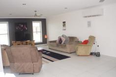  77 Canecutters Drive Ooralea QLD 4740 Beautiful on the outside, brilliant on the inside, this 4 bedroom, 2 bathroom home has it all. Fully air-conditioned with fans. The main bedroom has a 'his and her' walk in wardrobe that leads into a well appointed en-suite, it's air conditioned and carpeted. The other bedrooms are a good size and have built in wardrobes, air conditioned, and carpeted. The modern kitchen and dining area is open plan and tiled for easy cleaning and leads onto a undercover patio and entertainment area. The property is on a corner block, has a double automatic lock up garage and is protected with security screens. The easy access 6m x 6m double bay lock up shed is powered. There's plenty of room to park a caravan or boat. This well appointed home is situated within walking distance to shops, and close to the CQ University and Paget. 