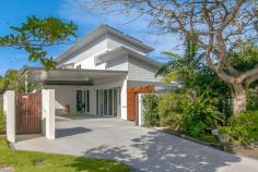  8 Forresters Ct Kingscliff NSW 2487 $2,350,000 - $2,450,000 A home that presents you with many options to suit your sea-change lifestyle, exuding a calm and pleasing presence both inside and out. Every little detail has been thought of for your ease of living and entertaining in this relaxed locale. Updated with a beautiful presentation throughout, offering fresh bathrooms and kitchen and a soothing Hamptons style. The living zones are plentiful, relaxed & spacious, with a family sitting room, a TV Lounge room, a central dining room as well as a generous rumpus room/guest quarters and second office space. The home office/4th bedroom on the downstairs footprint offers a separate entrance to suit a consultancy style business. At the centre of the home is the modern 2 Pac kitchen which offers a generous stone island bench, walk-in butler's pantry area, electric cooking, glass splash back and integrates well with family, dining, and entertaining spaces. Upstairs has 3 generous bedrooms all airconditioned plus ceilings fans, with flow through ventilation from multiple louvres and windows. The master has a beautiful ensuite with double vanity and barn style door, while the robe spaces are multiple and generous with glass feature doors. The family bathroom with bath is on this level, to service the other bedrooms. There are multiple outdoor sitting spaces, all offering full privacy from the outside world and allows you to follow the sun or shade year-round. The in-ground pool is heated to a pleasant 28degrees. 10 kw of Solar panels generously runs this home with energy to spare and you have the benefit of an Instant gas hot water system. The landscaping is well set with room for fruit bearing citrus and herb garden as well as a tropical oasis feel to the rest of the outdoor spaces. A fully automatic driveway gate secures 4 spaces of protected carport parking. There is a hidden from view "mans" shed as well as an offside garden storage area. One of the most practical uses of space on a 600m2 block. Just a short stroll to all that Salt Village has to offer for socializing and meals. Pathway walk to the beach or cycle-track to the connecting coastline tracks as well as the boat shed on Cudgen Creek, is just a couple of minutes walk. Consider these inclusions: * Timber laminate floors downstairs, tiled dining room with luxurious wool carpet upstairs * Fully updated Powder room downstairs * Secure-access, gated driveway and strategic pedestrian gates, fully fenced, private setting on quiet cul-de-sac. * 10kw Solar Panels & Instant piped gas for HWS. * Heated Inground swimming pool * Louvres offering flow through ventilation and light with bifold doors at strategic areas * White Hamptons-style shutters * Airconditioning * Covered entrance area, multiple deck and paved areas for outdoor entertaining * Walk or bike ride to all your lifestyle options in this area offers * Gold Coast Airport 15 minutes - 16.1km (approx) * New Tweed Coast Hospital (under construction in Kingscliff, due to open 2023) 5 minutes - 3.3km (approx) * Salt Village 2 minutes * Cudgen Creek and Boat Shed 2.3km (approx) * Byron Bay 40 minutes - 61.3km (approx) Private Inspections only - Vendors committed to moving. 