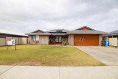  12 Lyon Parade Castletown WA 6450 The elegant formal dining, spacious living area and king sized kitchen are the hub of this warm and inviting 3 bedroom, 2 bathroom home while the fully enclosed, gabled roof patio is a true entertainers delight. Full length master robe, gas bayonet and rev cycle aircon. Attached studio/sunroom and double garage UMR. 