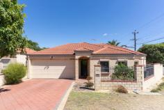  79 Winchelsea Rd Nollamara WA 6061 Your first home? Retired – or just tired? Investors? Then this front villa property has it all – without the large grounds. Features include: – Master bedroom with an ensuite bathroom, separate shower, WC, vanity in neutral tone, WIR, split-system air-conditioning & roller shutters. – Second bedroom is good size with built-in-robe – Third bedroom also with a built-in-robe & split-system air-conditioning – Light and bright large living area with a sliding glass door access through to the spacious outdoor brick paved entertaining area. – Separate formal dining room. – Modern & functional kitchen with great bench tops, double sinks, dishwasher, stainless steel appliances & loads of cupboards. – Excessive quality floor tiles areas from the front entry, open plan kitchen, living, dining, and the hallway. – All wet areas are fully tiled. – Split-system a/c to main living areas. – Gas hot water system – Double remote-controlled garage – Easy-care & low-maintenance front and rear yard. – Alarm system This lovely home is close to excellent schools, shopping centres, medical centres, churches, parkland & transport. 